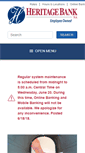 Mobile Screenshot of heritagebankna.com